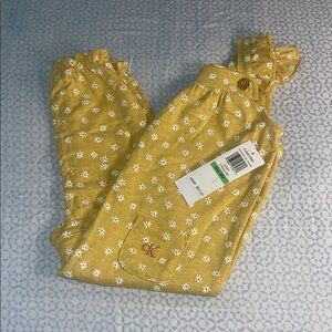 Calvin Klein Yellow Floral Jumpsuit